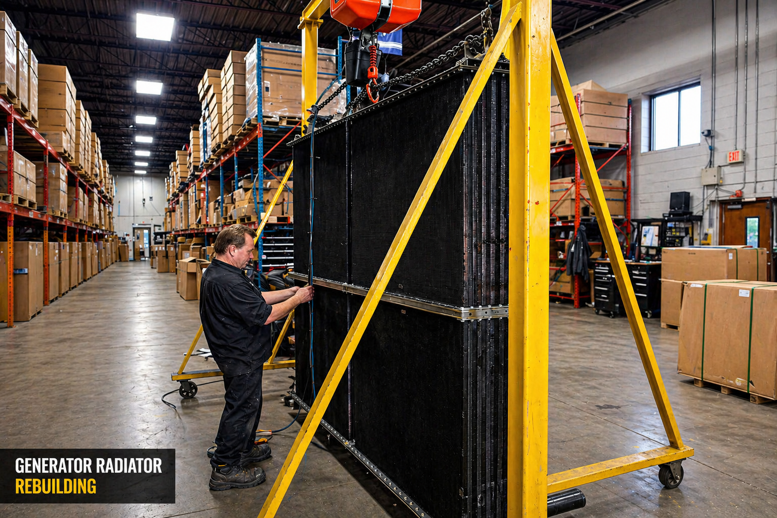 generator radiator rebuilding