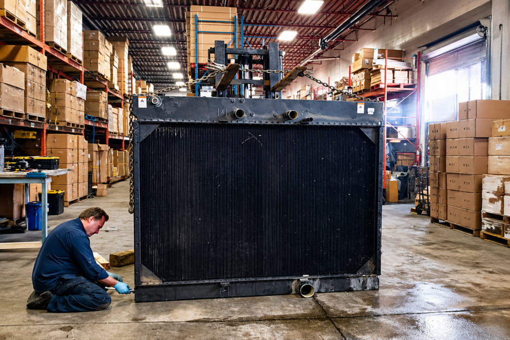 heavy duty truck radiator repair